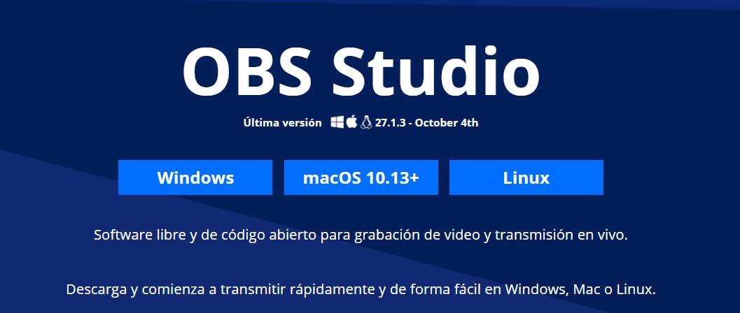 Open Broadcast Software (OBS Studio)