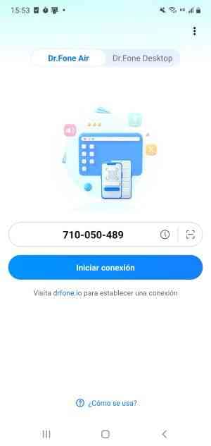 Accede a Dr.Fone Link en Android