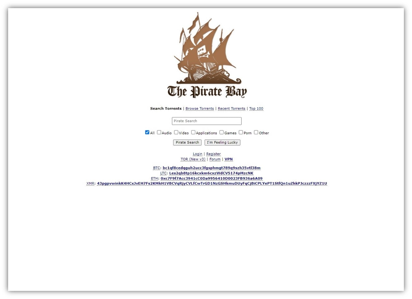 programas descarga torrents The Pirate Bay