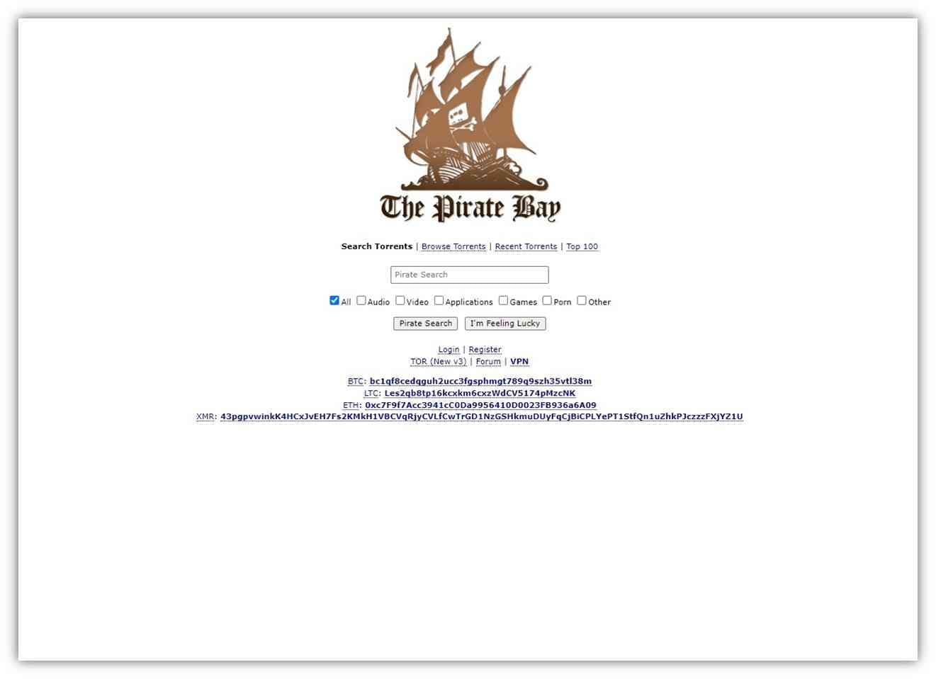 top torrent - The Pirate Bay