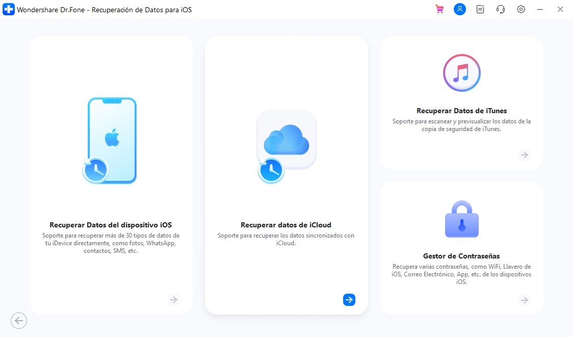 recuperar datos de iCloud