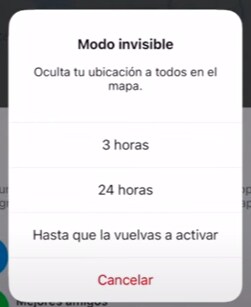 modo de ubicación
