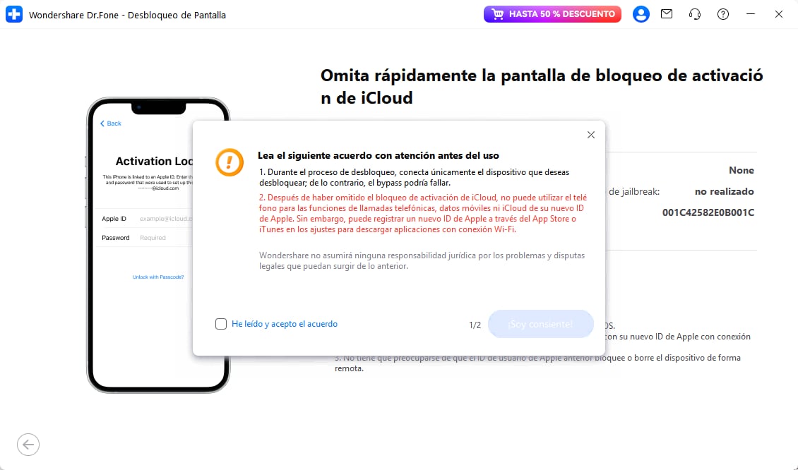 confirmar el acuerdo