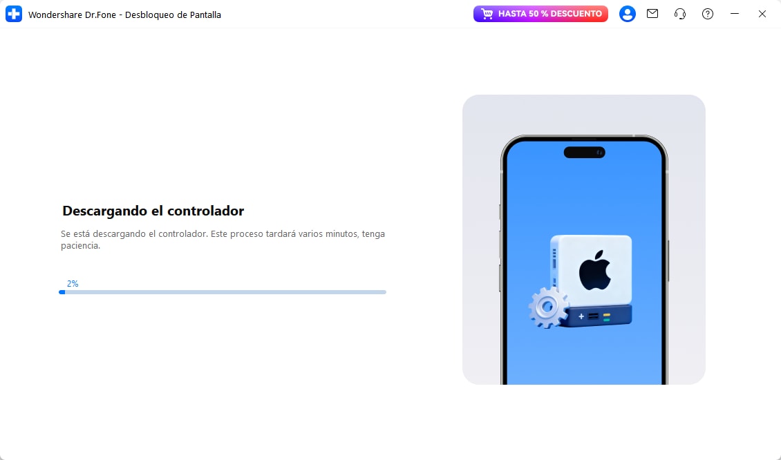 descargando el controlador