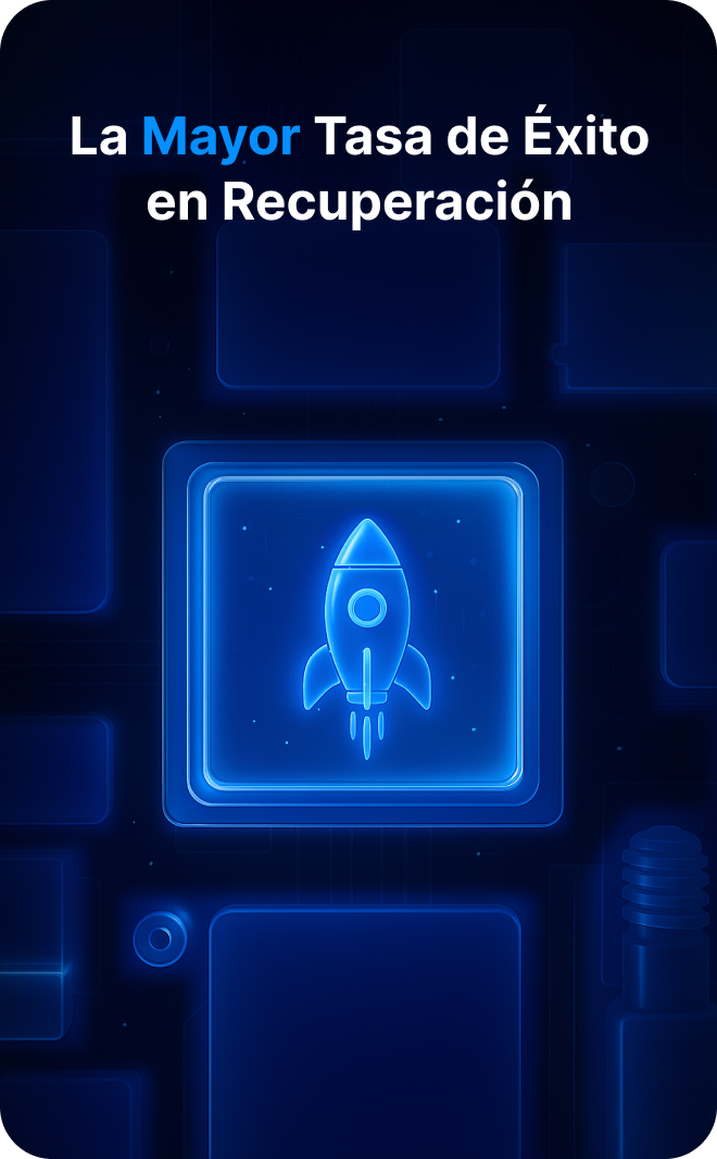 La tasa de éxito de recuperación más alta