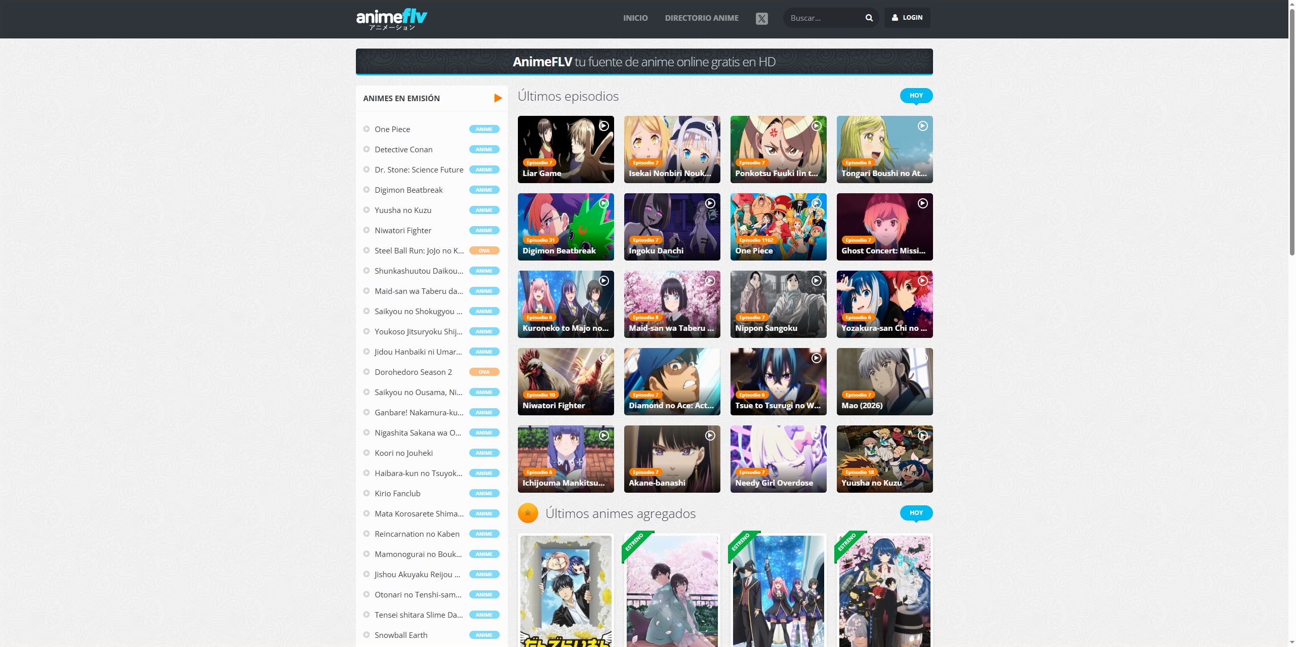 paginas animeflv para ver anime