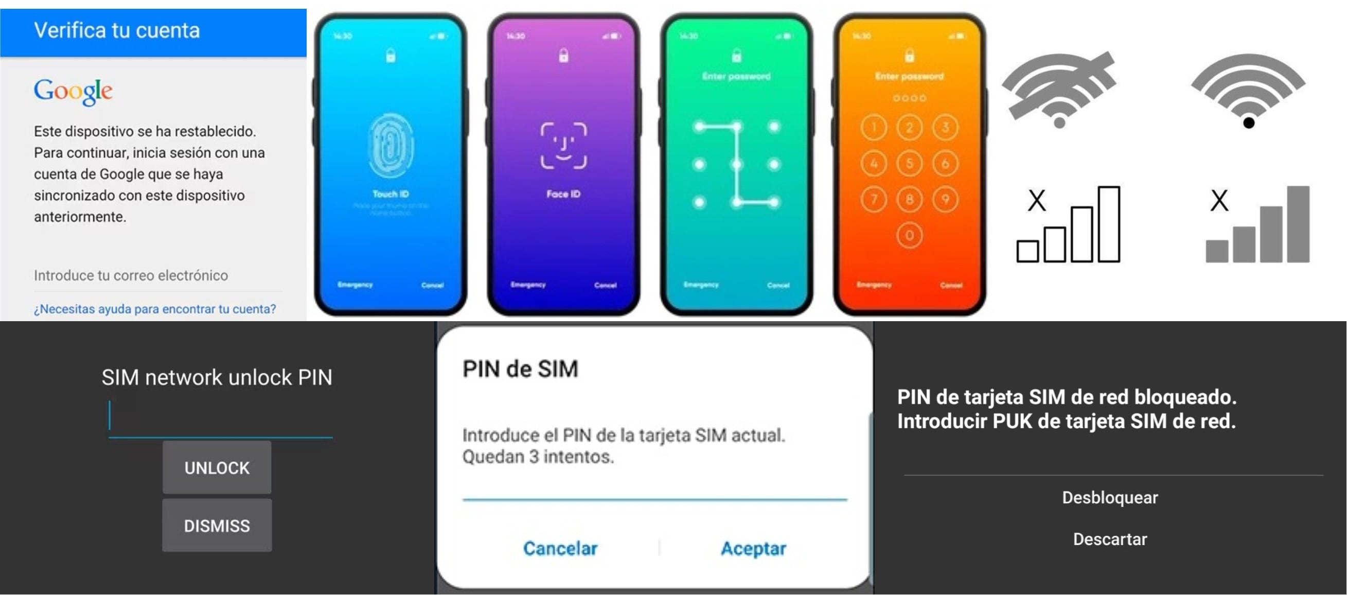 tipos de bloqueo en infinix smart 10