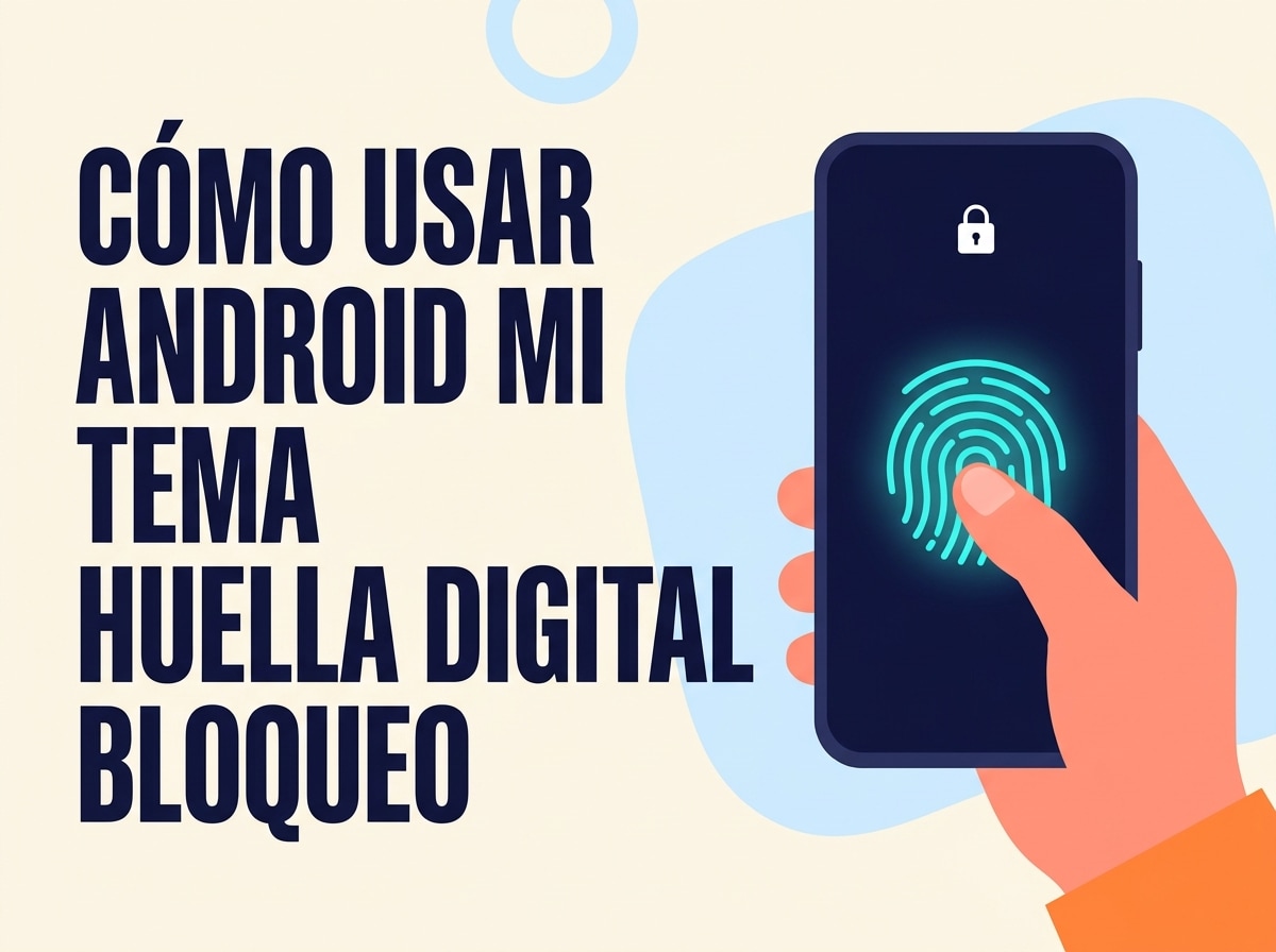 Temas de huella digital y bloqueo por huella dactilar en Android