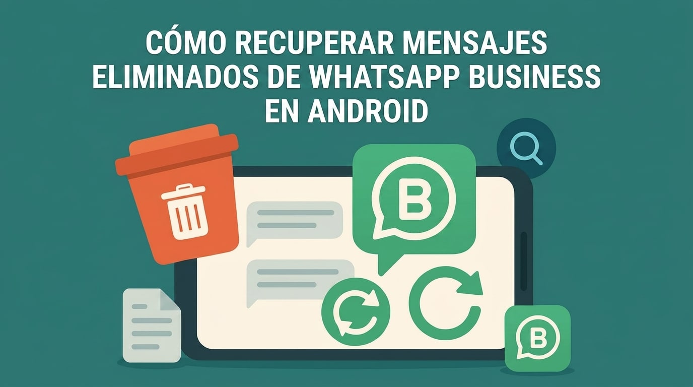 Recuperar mensajes eliminados de WhatsApp Business en Android