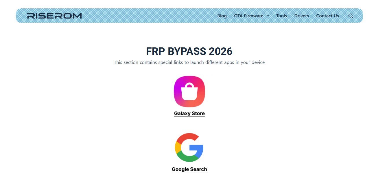Qué es Riserom FRP Bypass y cómo se usa para quitar la cuenta de Google