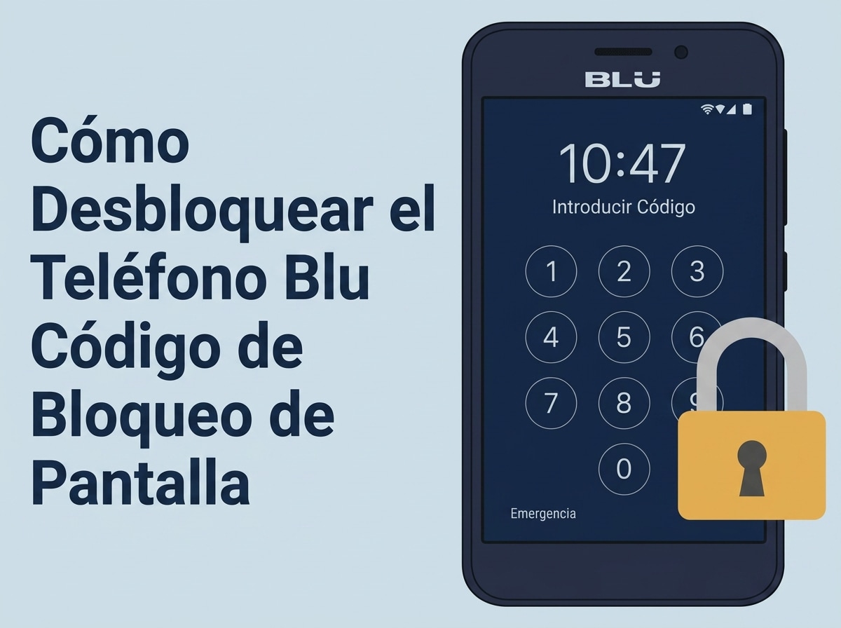 Cómo desbloquear un celular Blu con la pantalla bloqueada