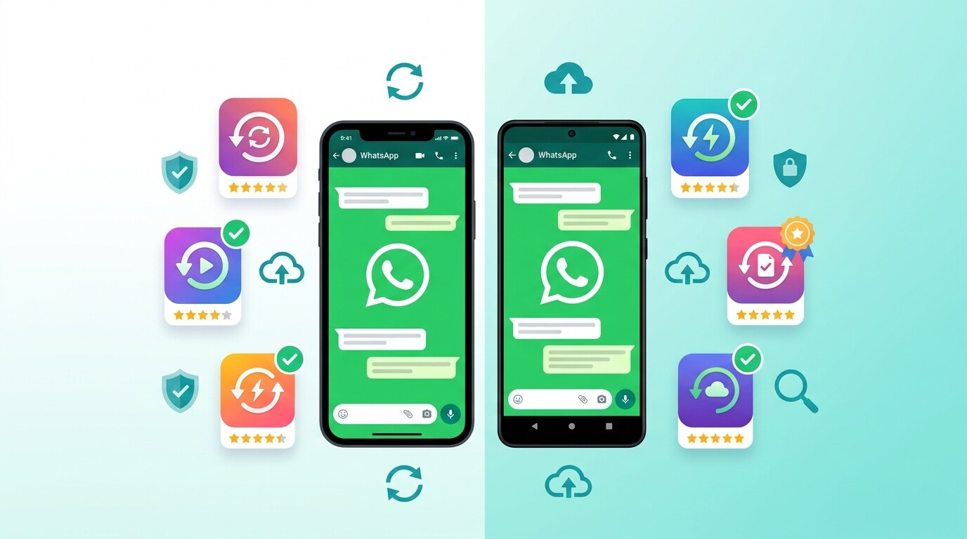 apps para recuperar mensajes borrados de WhatsApp en iPhone y Android