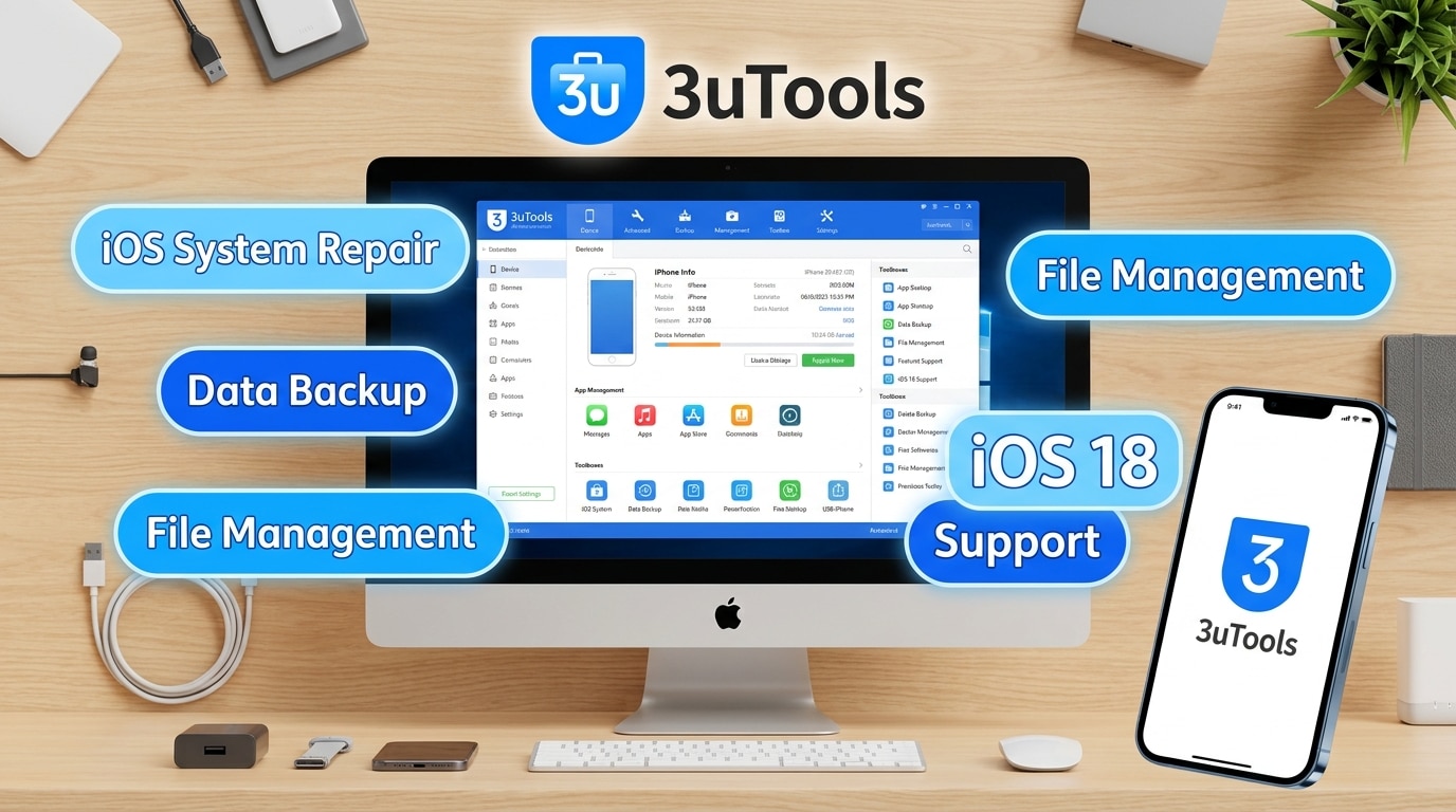 3uTools para consultar firmware, gestionar iPhone y realizar tareas avanzadas de iOS