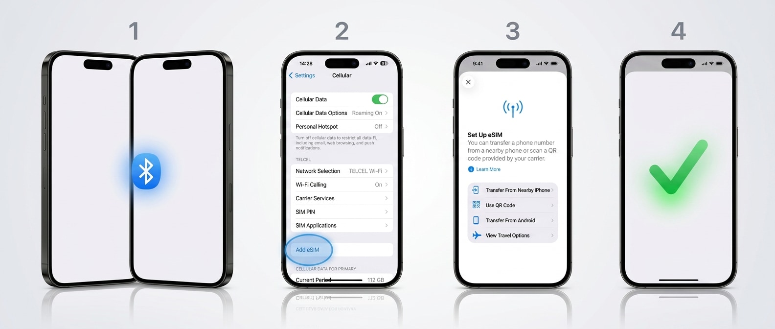 configurar o añadir una eSIM en un iPhone nuevo
