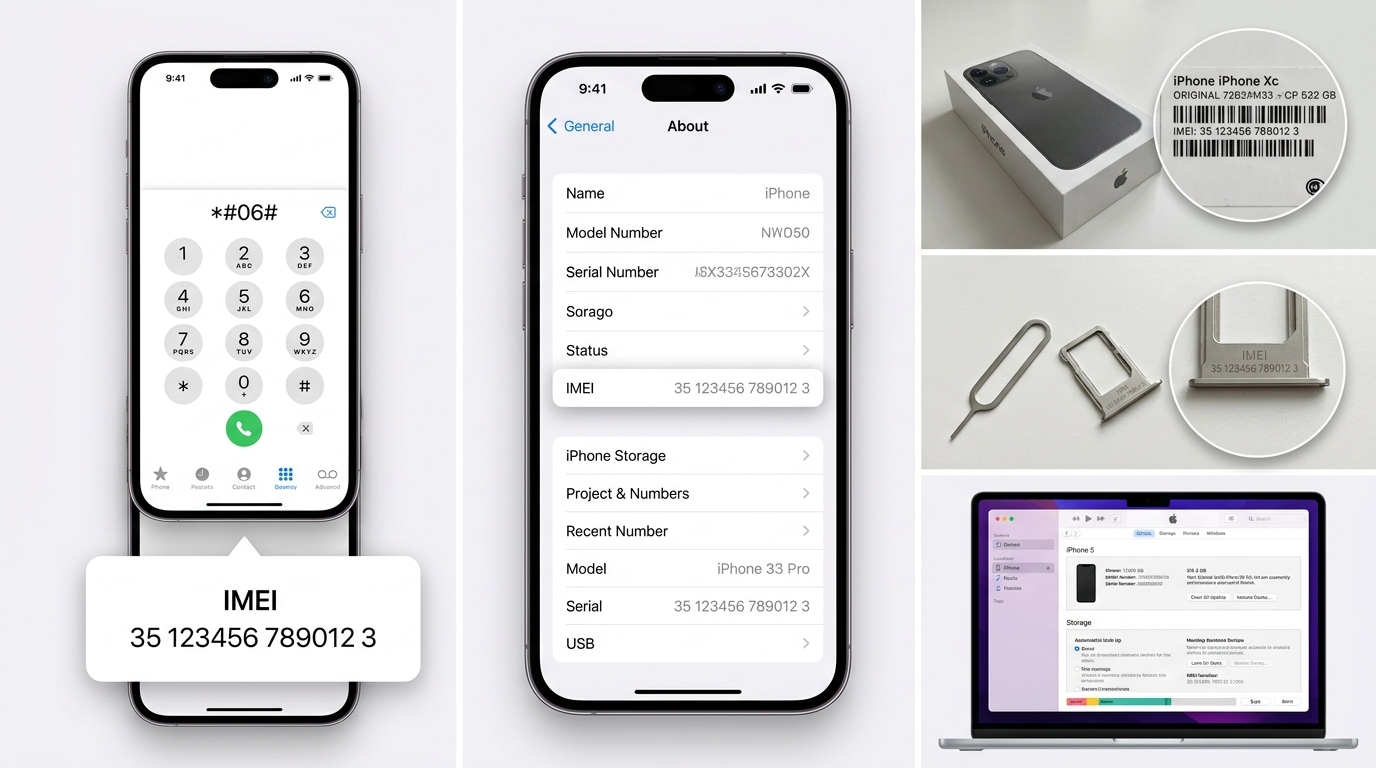 cómo consultar el IMEI de un iPhone