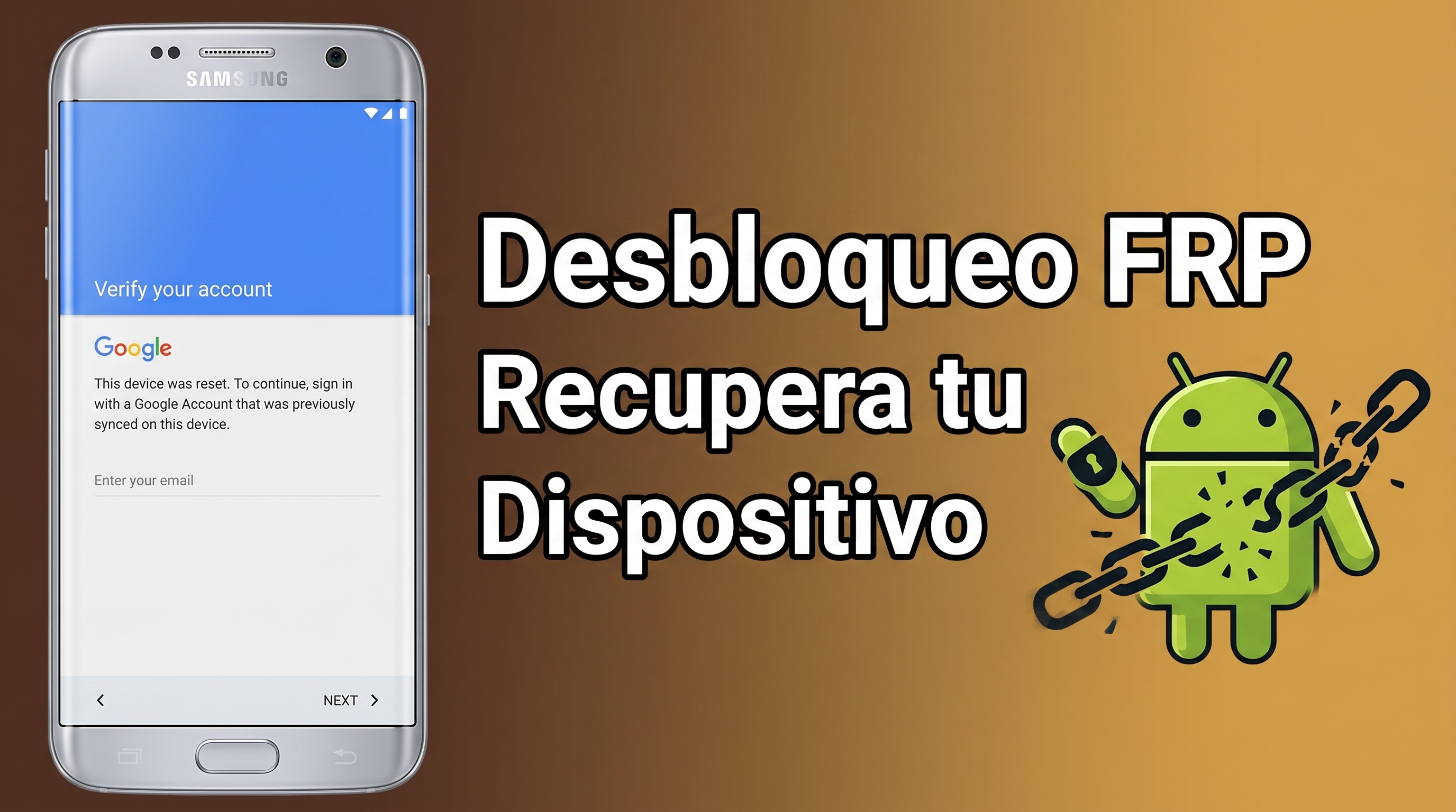 herramienta FRP Bypass APK para verificar cuenta Google en Android