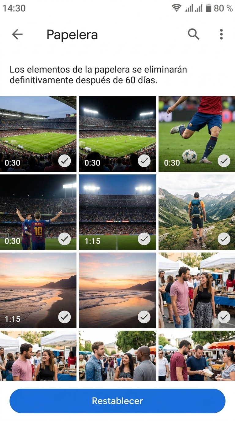 recuperar desde google fotos