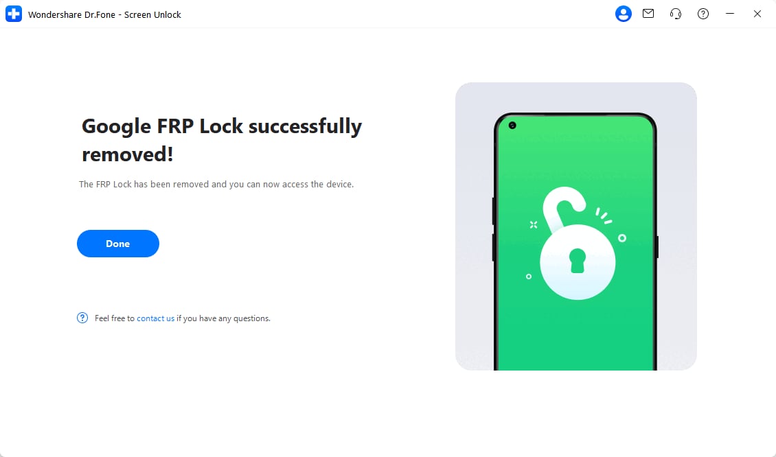 choose the android unlock tool