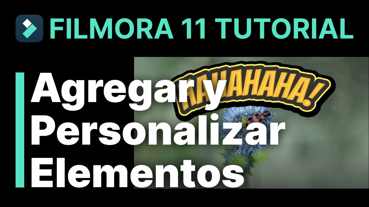 Agregar y personalizar elementos