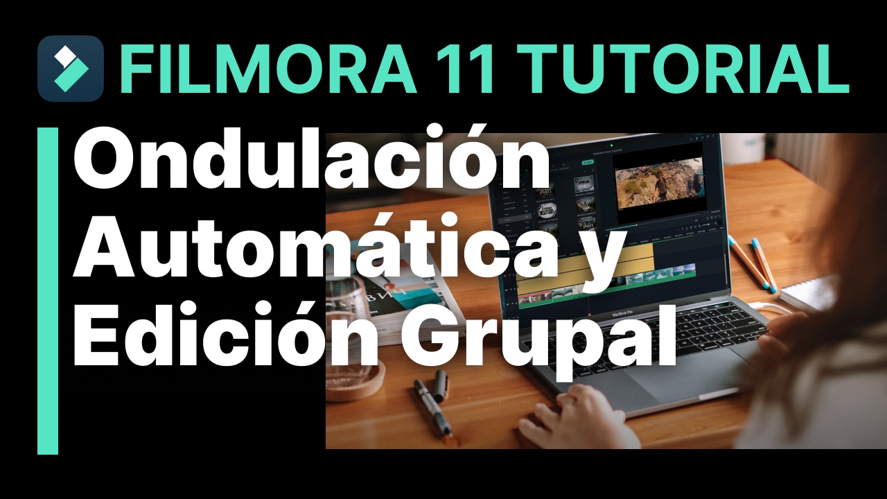 Ondulación automática y edición de grupos
