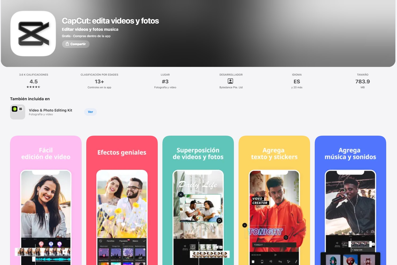 CapCut: app para editar videos de TikTok, Reels y Shorts