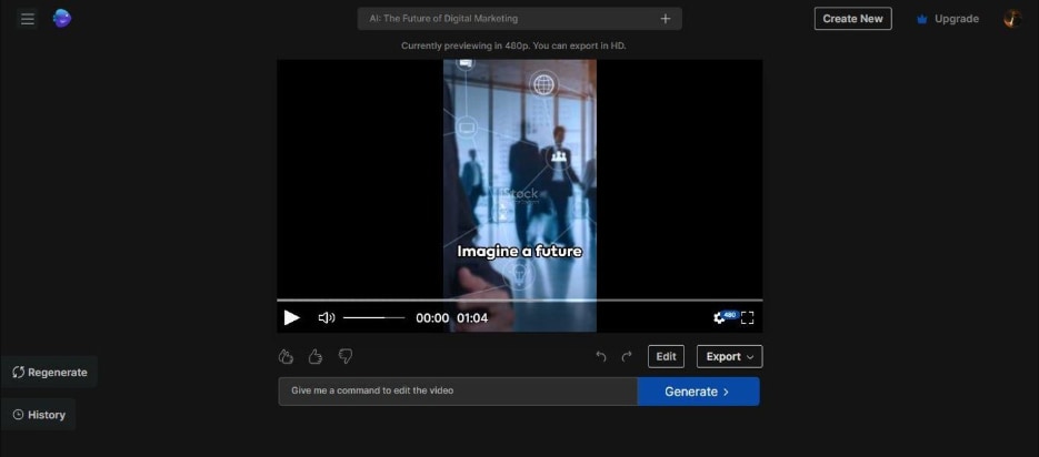 InVideo: mejor para crear vídeos con IA