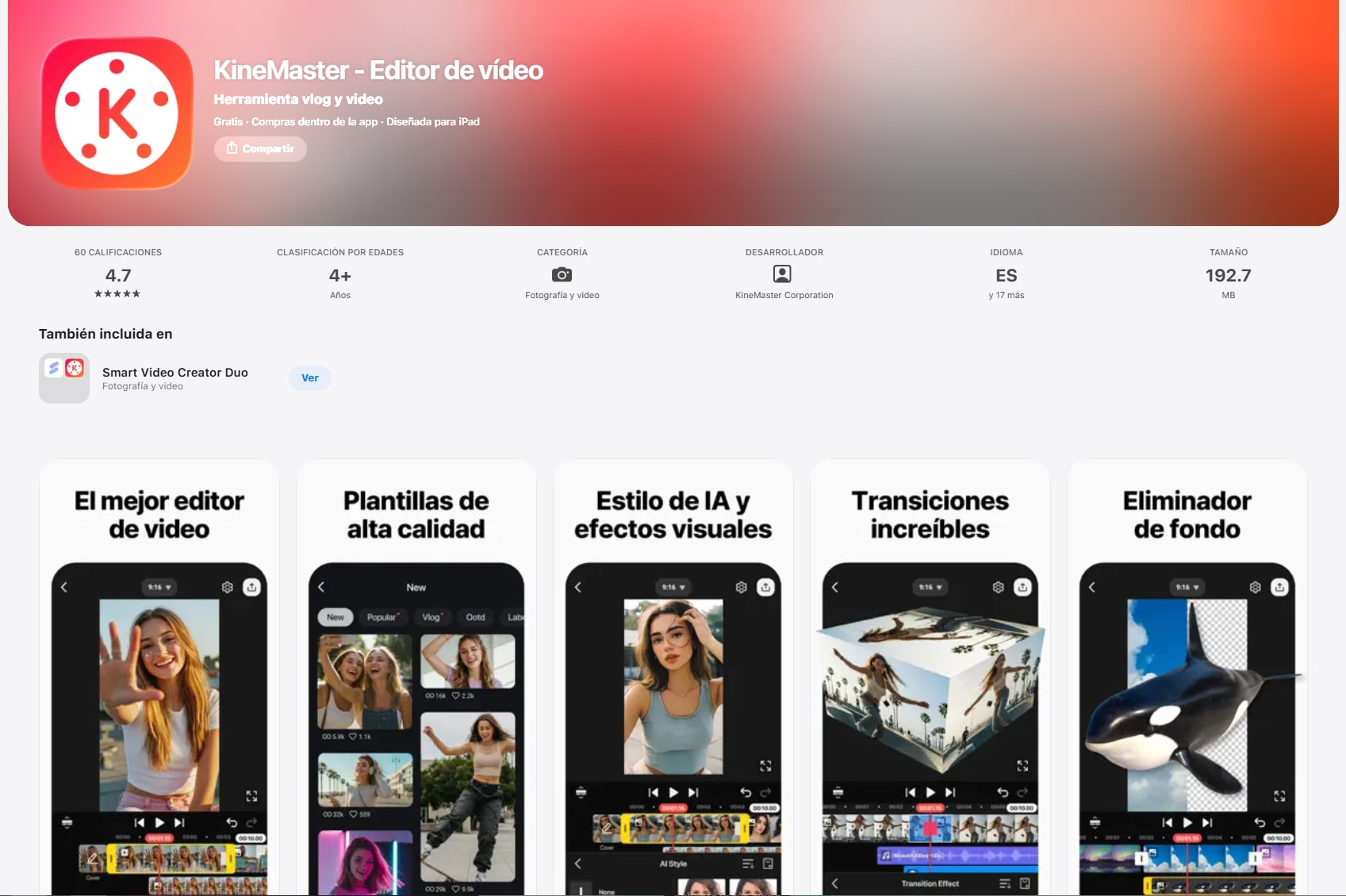 KineMaster: edición móvil avanzada con capas y pantalla verde