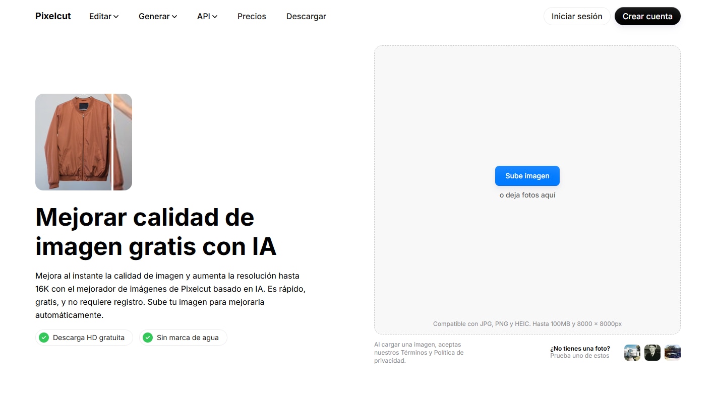 Pixelcut: escalado y catálogos de producto