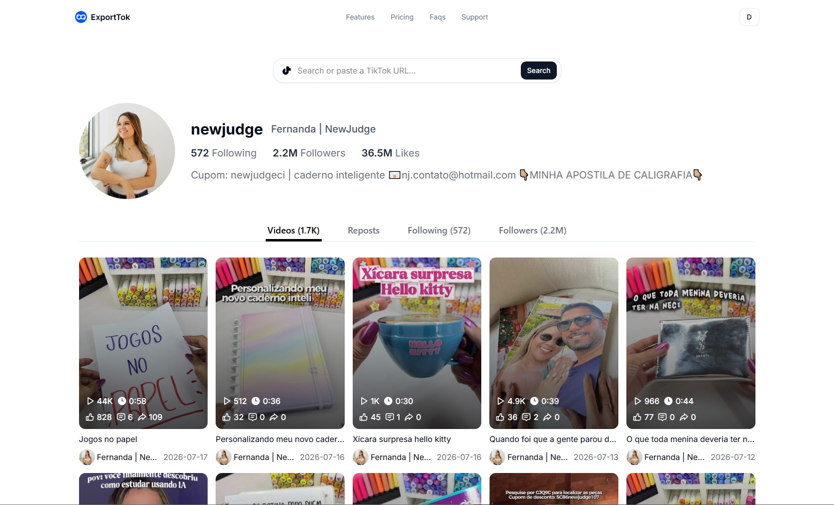 Usar un visor de TikTok independiente