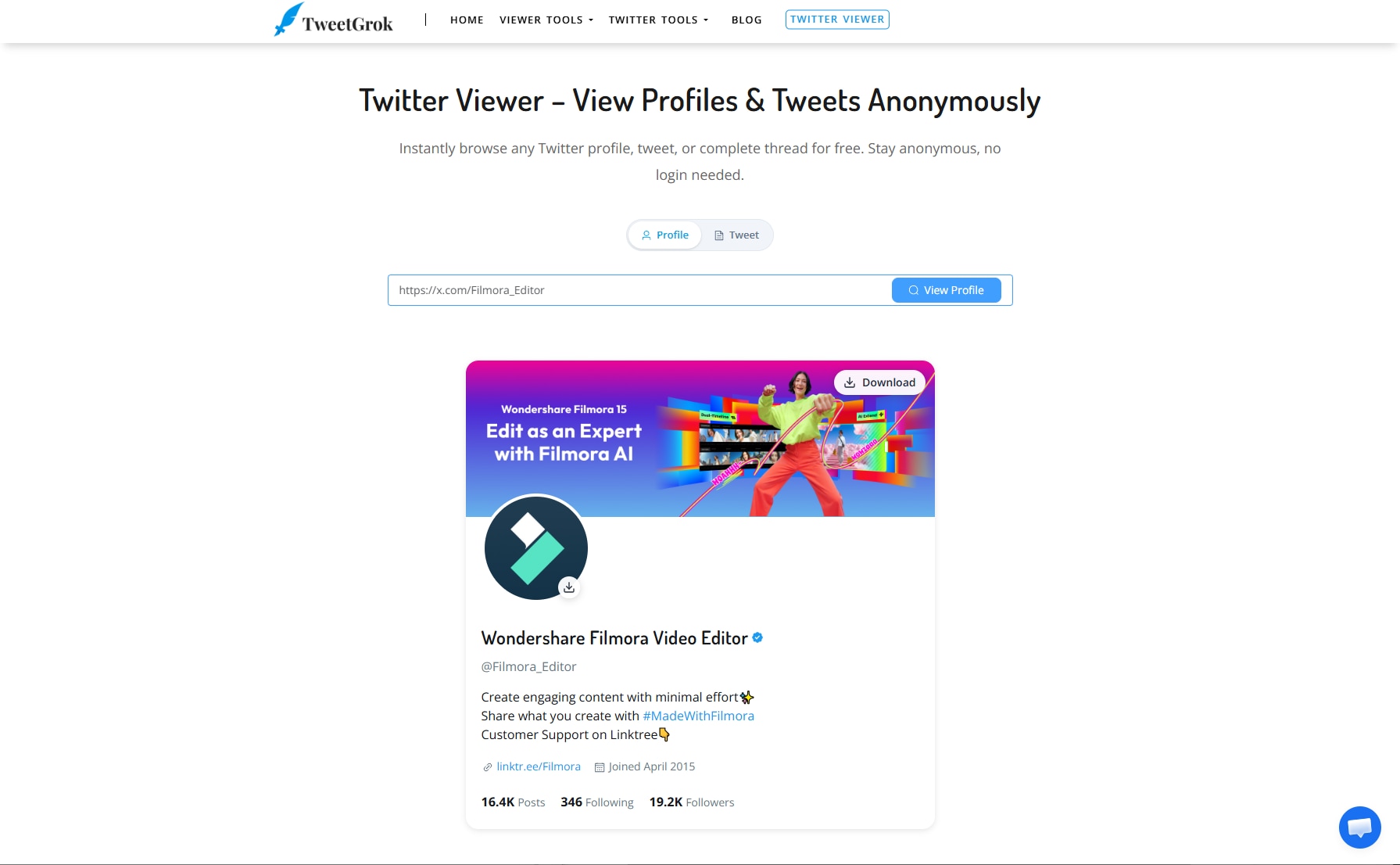 Qué es un Twitter Profile Viewer