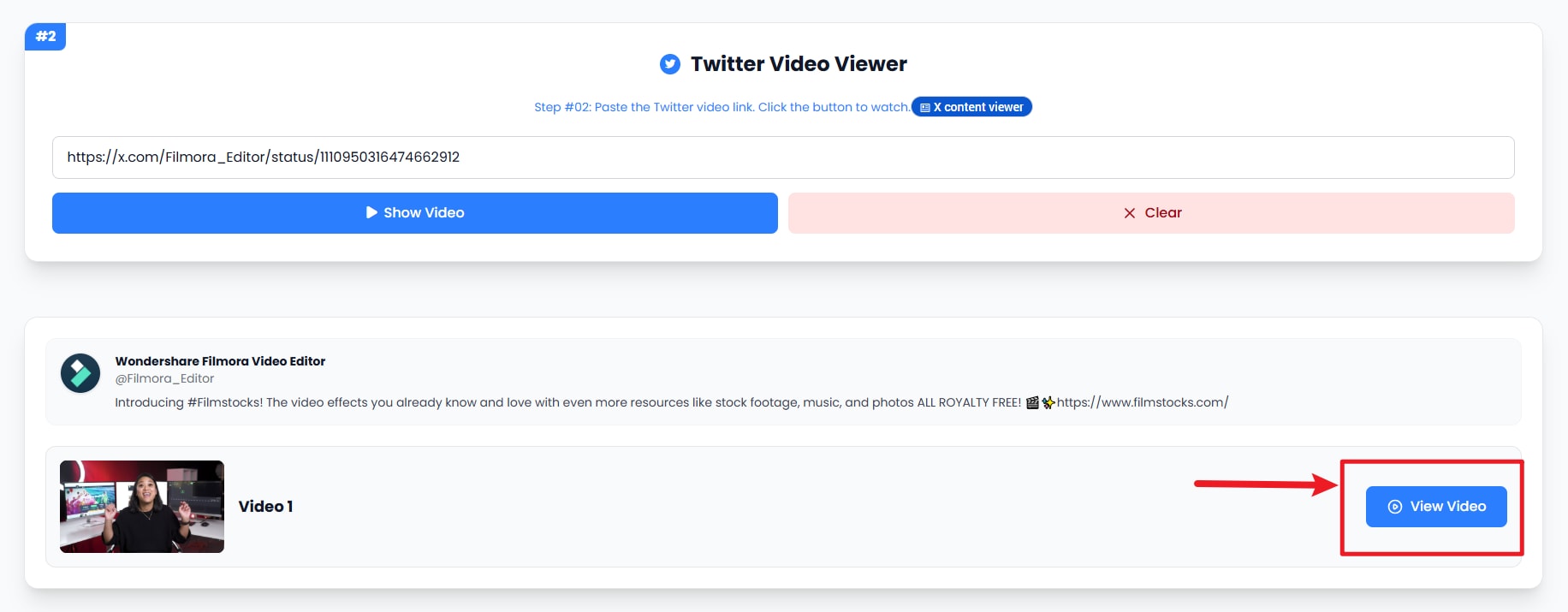 Reproduce el video y comprueba su origen
