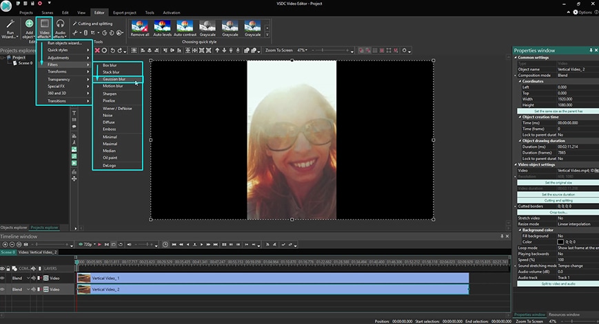 VSDC: editor de video gratis para Windows y PC modestos