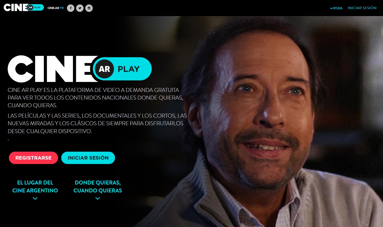 Captura de pantalla de Cine.ar Play