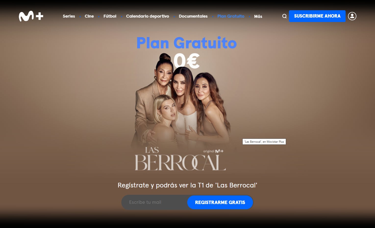 Captura de pantalla de Movistar Plus+ Plan Gratuito