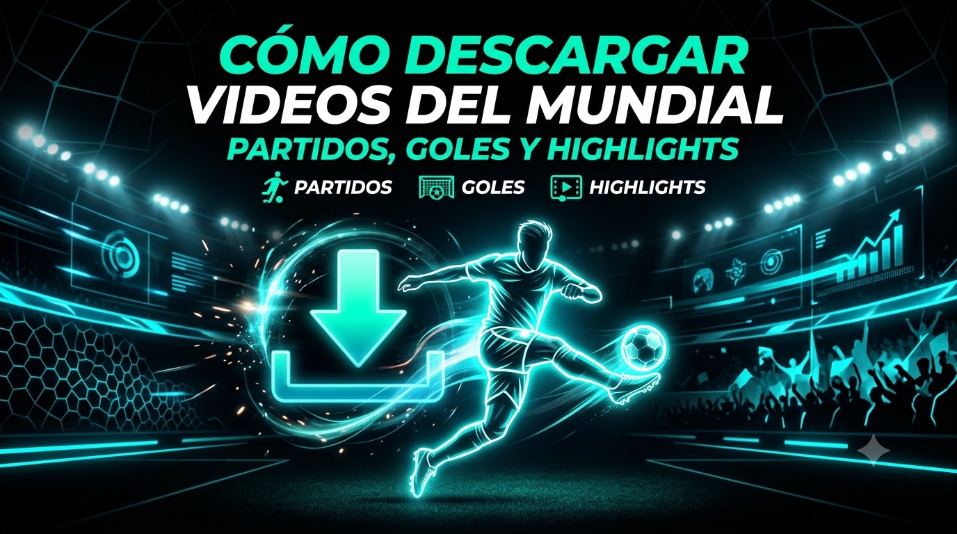 Cómo descargar videos del Mundial 2026: partidos, goles y mejores momentos
