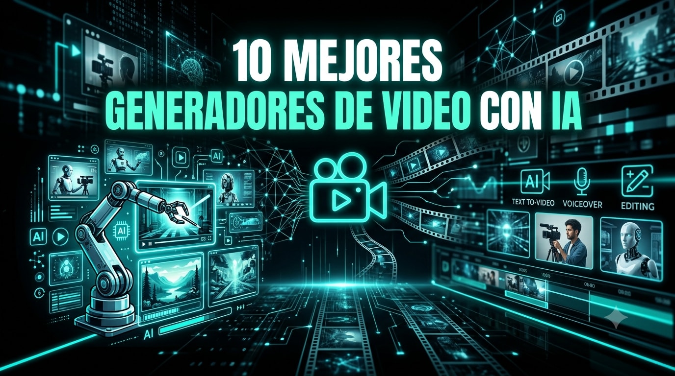 Mejores generadores de videos con IA en 2026: gratis, online y de texto a video