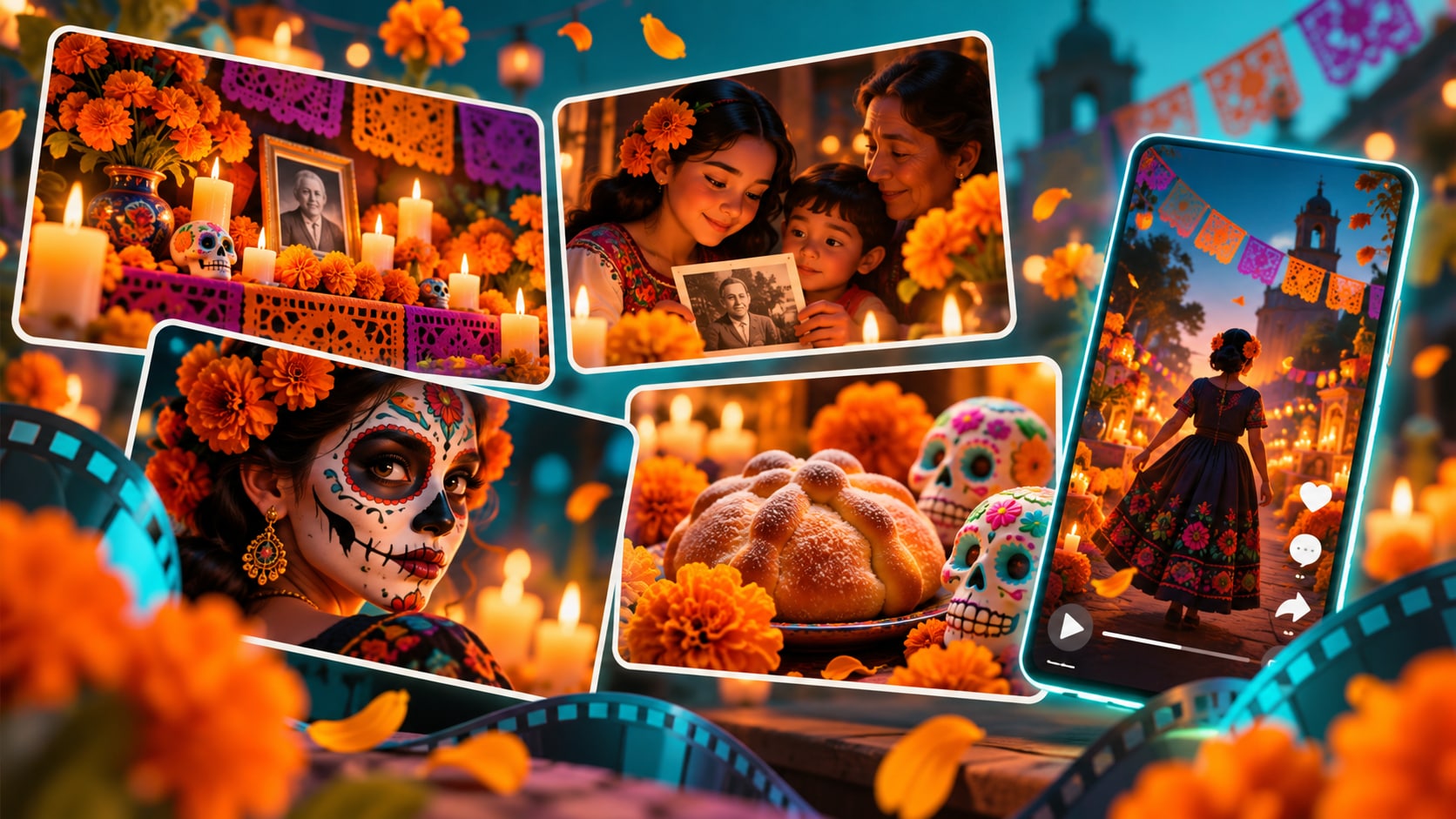 Ideas de videos de Día de Muertos