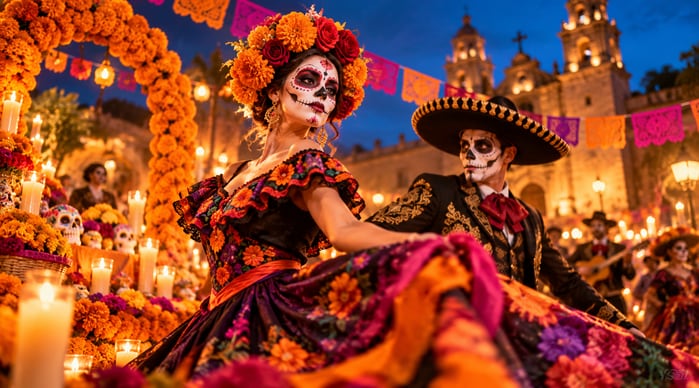 Plantillas de video de Día de Muertos en Filmora