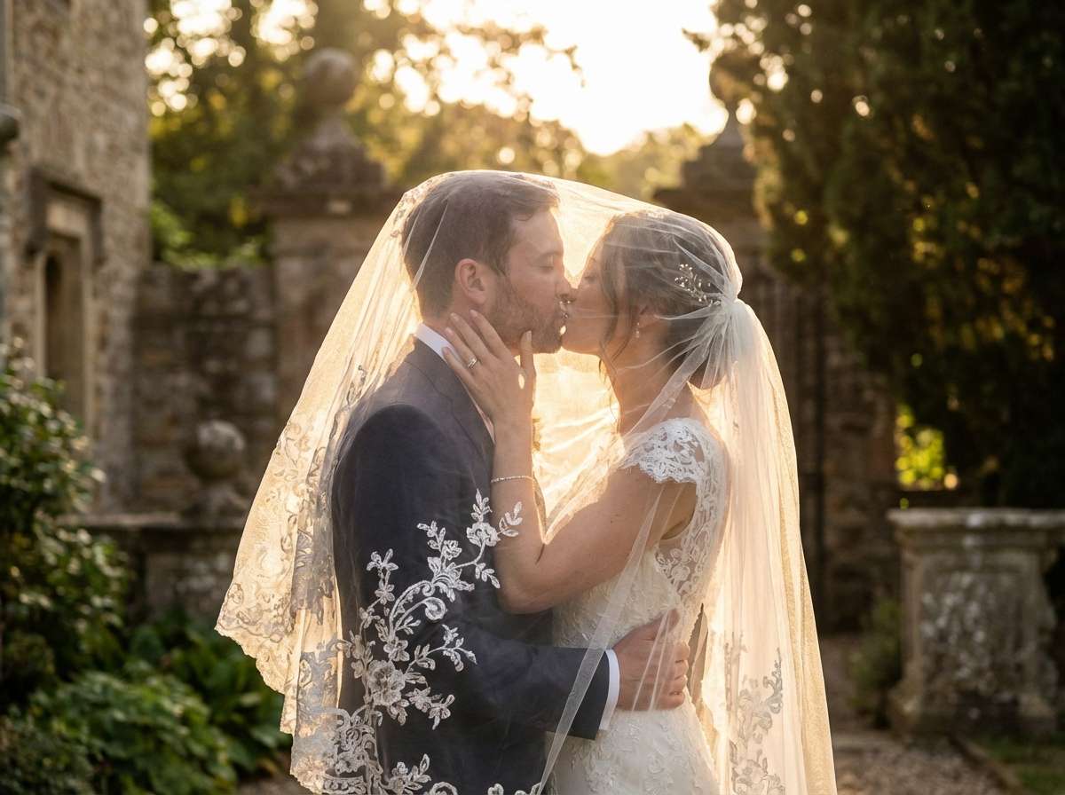 texto suave sobre imagen de beso romántico