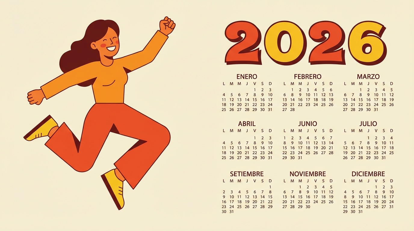 vídeos calendario 2026 español con IA Filmora