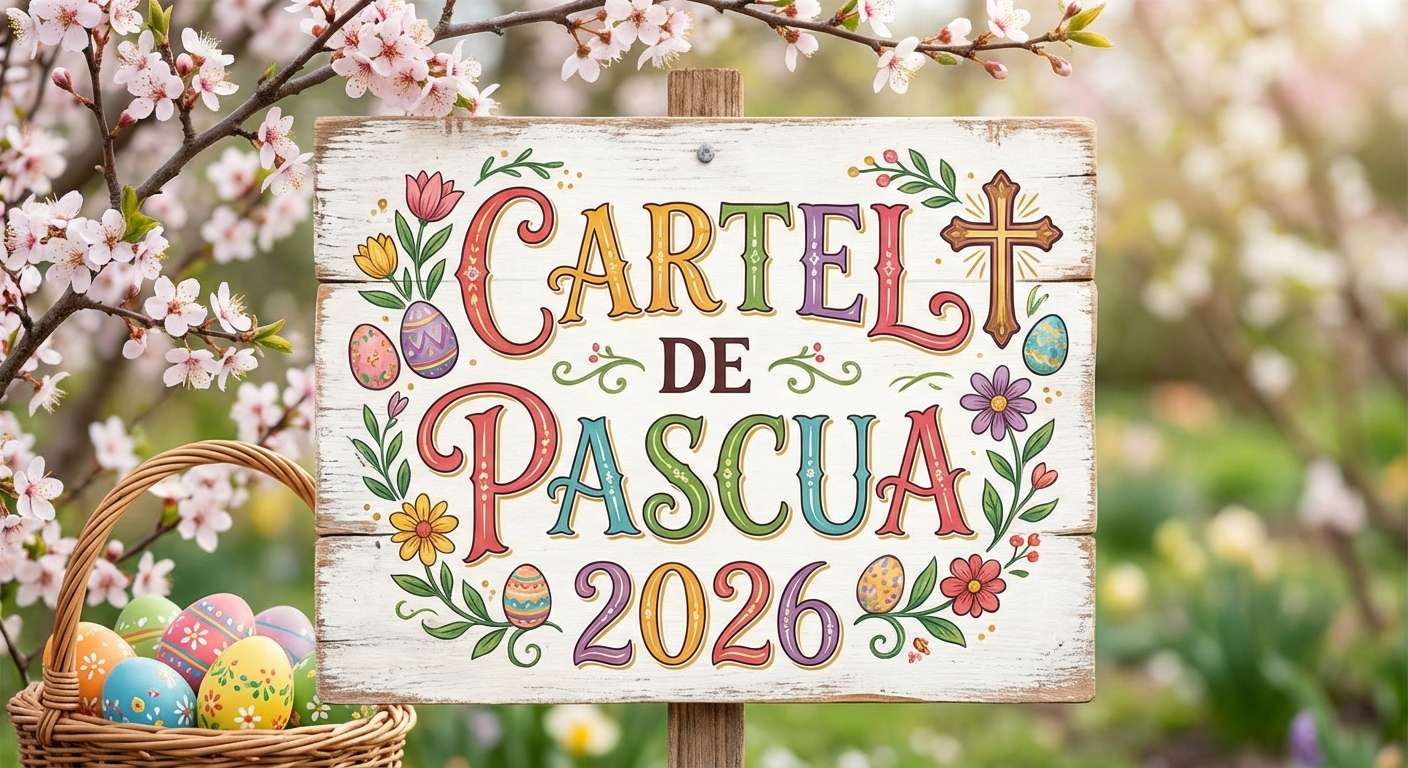 Cómo hacer un vídeo con un Cartel de Pascua