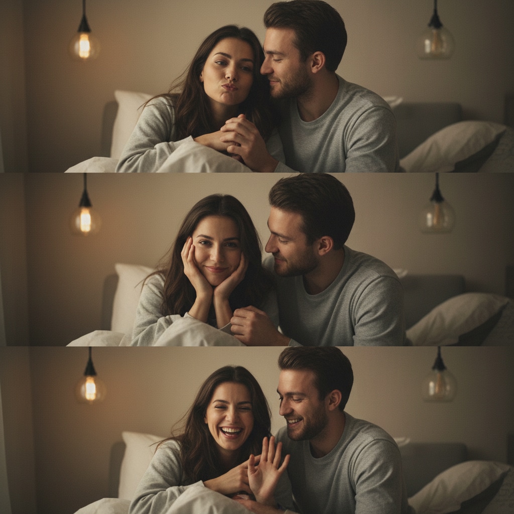 texto suave para collage 3 fotos en formato foto en tira