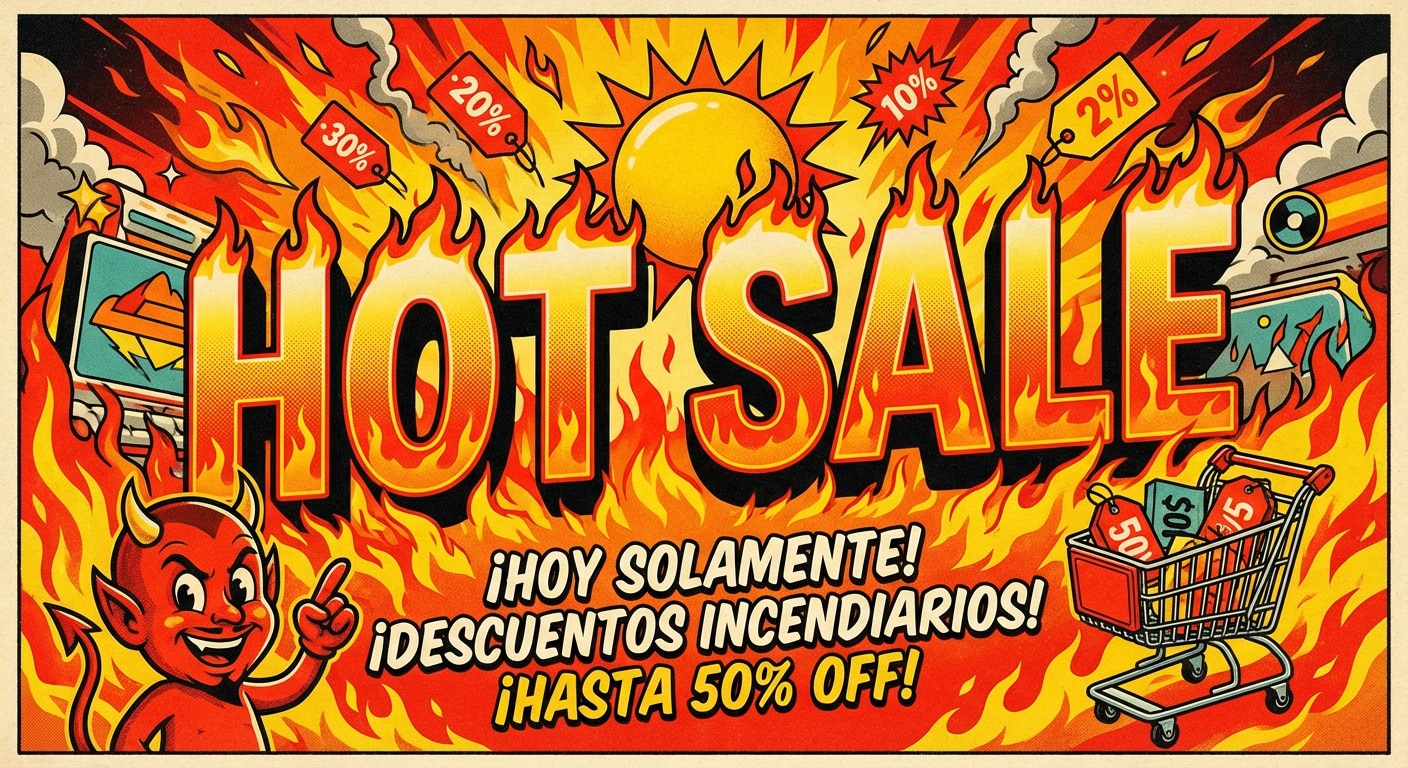 Adaptar cartel de hot sale para instagram y tiktok