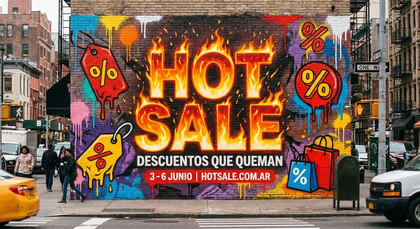 Añadir texto de oferta a cartel de hot sale