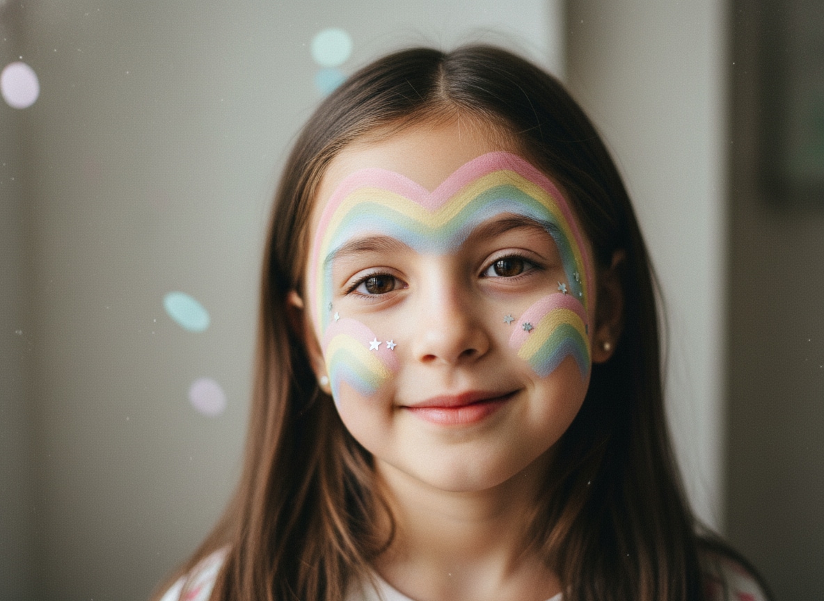 videos cortos con pintacaras carnaval para niñas (Reels TikTok Shorts)