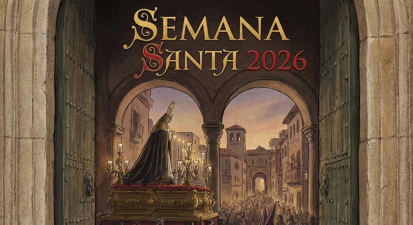 texto y tipografía para cartel de semana santa