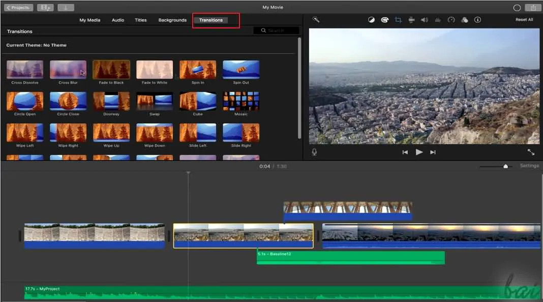 como editar videos para youtube - editor iMovie
