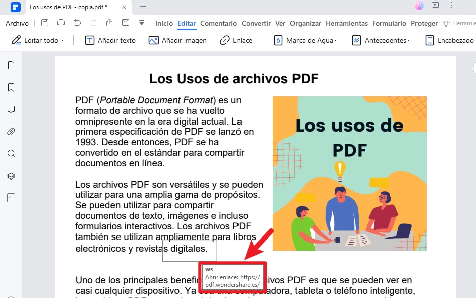 cómo crear una URL para un PDF