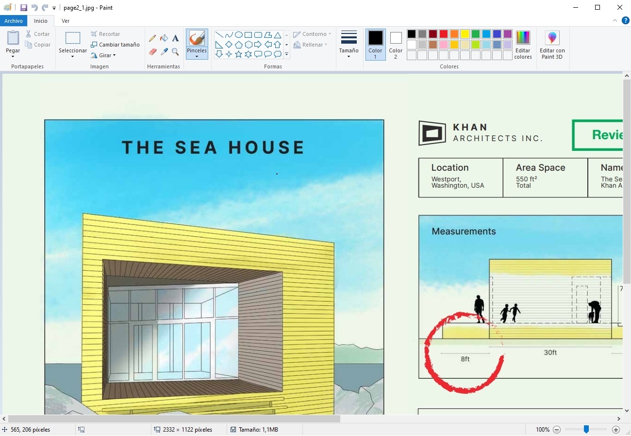 abrir un pdf en paint