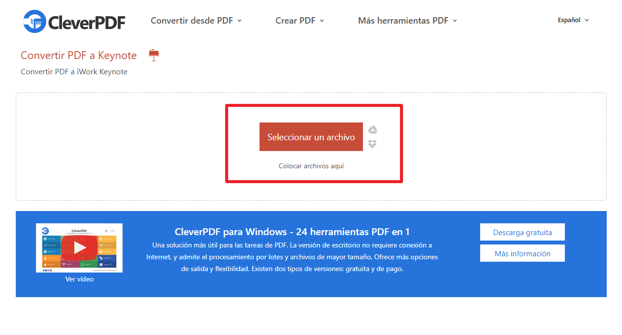 pdf al formato de keynote